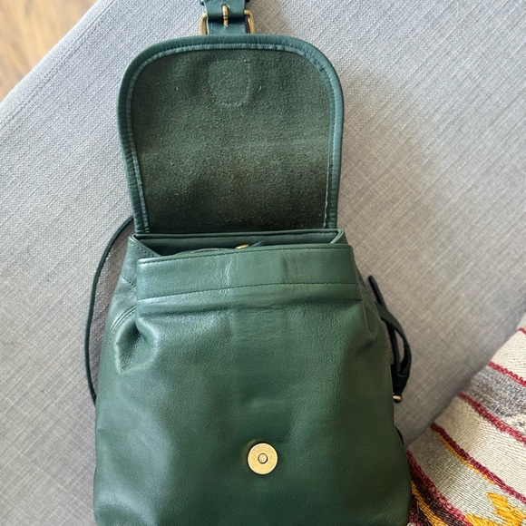 Vintage Coach Bantam Bag in Bottle Green 🍀💚🌲 From 1995 | In Excellent Condition - Picture 10 of 11